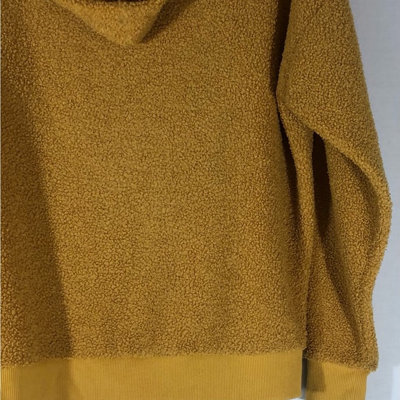 Weekend Edition Sweater Hoodie Pullover Unisex Drawstrings Size S Yellow = T - Picture 7 of 11